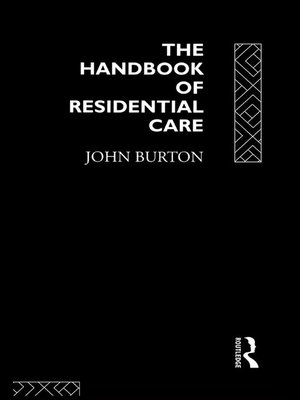 cover image of The Handbook of Residential Care